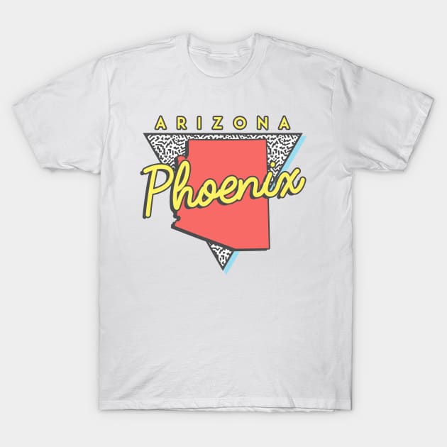 Phoenix Arizona Triangle T-Shirt by manifest